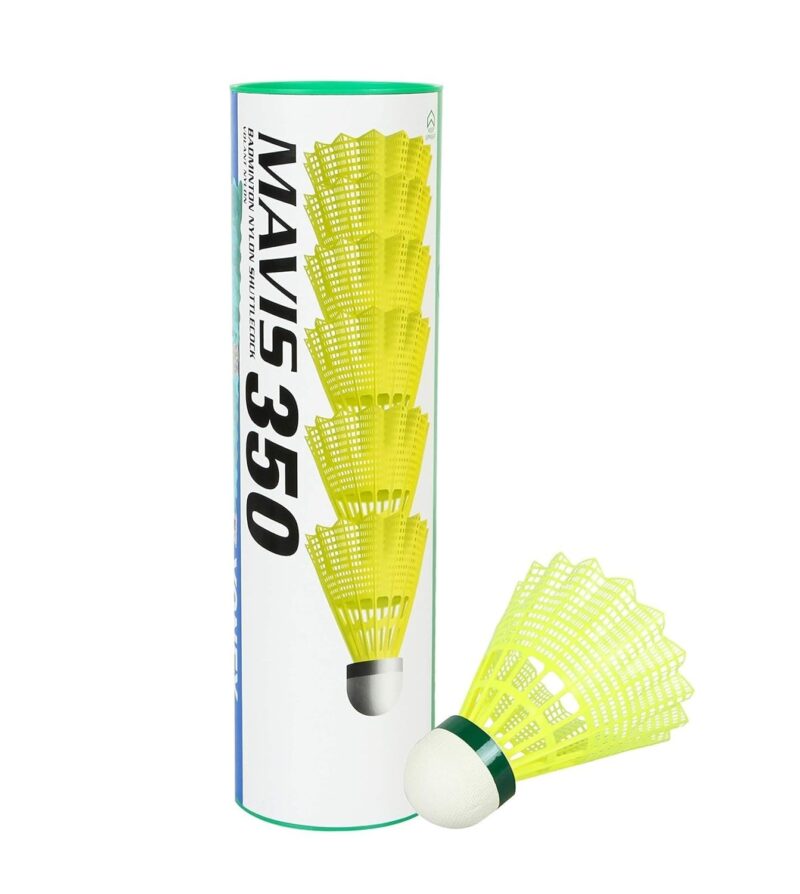 Yonex Mavis 350 [Green Cap] Nylon Shuttlecock (Yellow) FREE DELIVERY