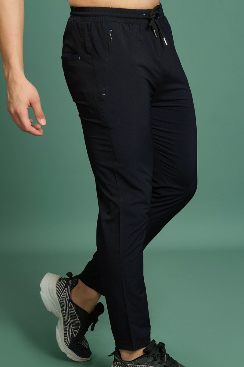 Men Plain Black Track Pants for Amazing Comforts - Darshsports